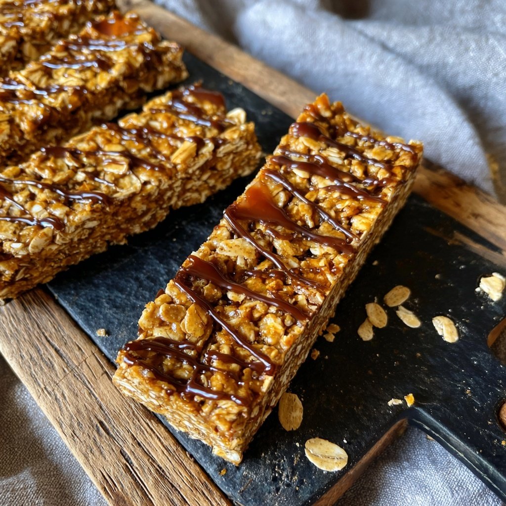 Healthy No Bake Oat Snack Bars