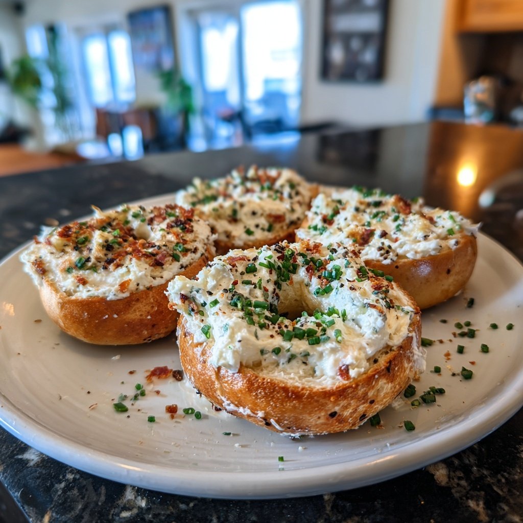 Homemade Cottage Cheese Bagels