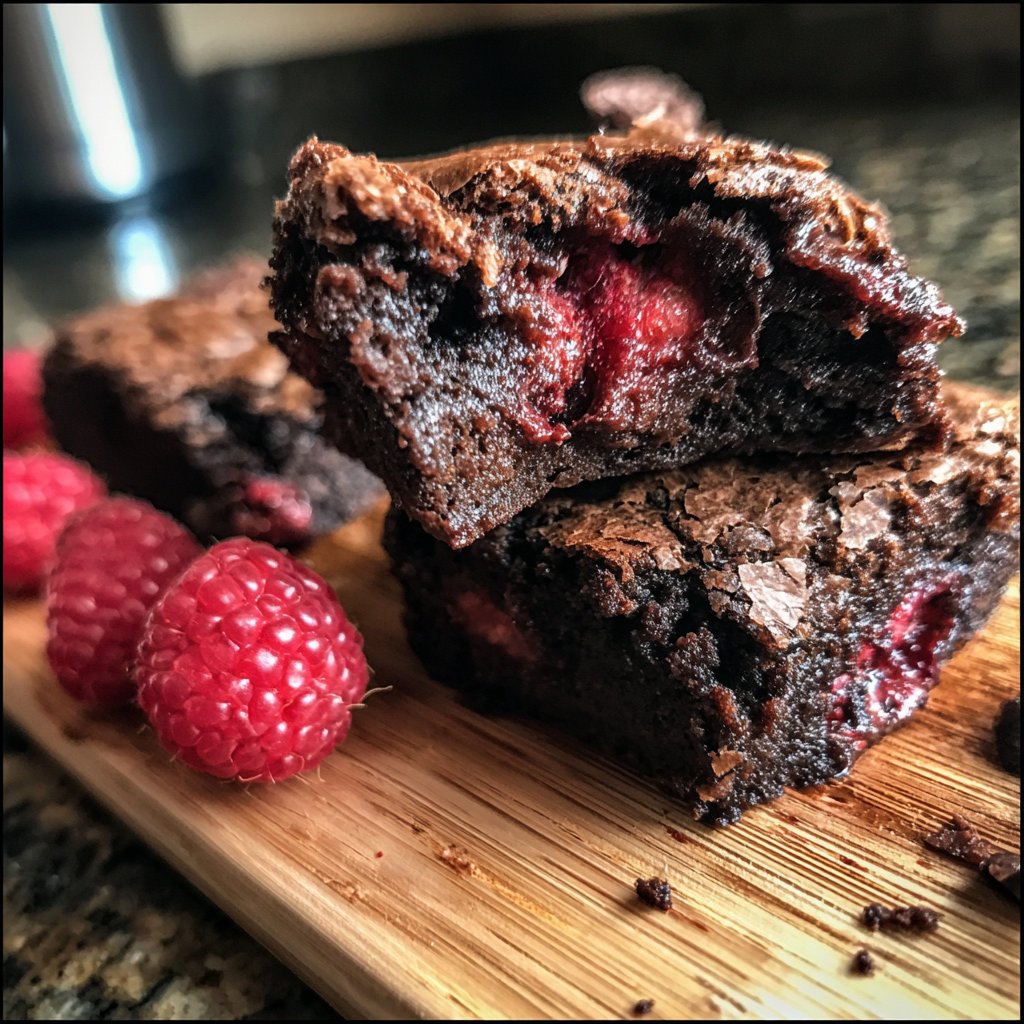 Chocolate Raspberry Brownies