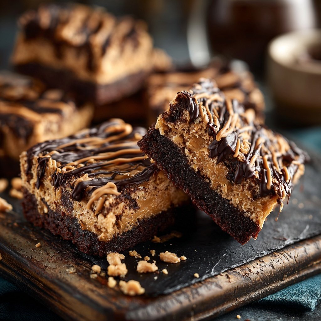Chocolate Peanut Butter Squares