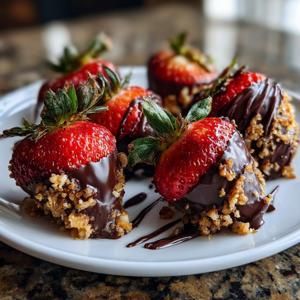 Valentines Treats Strawberry Chocolate Crunch