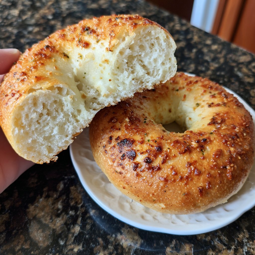 Air Fryer Yogurt Bagels