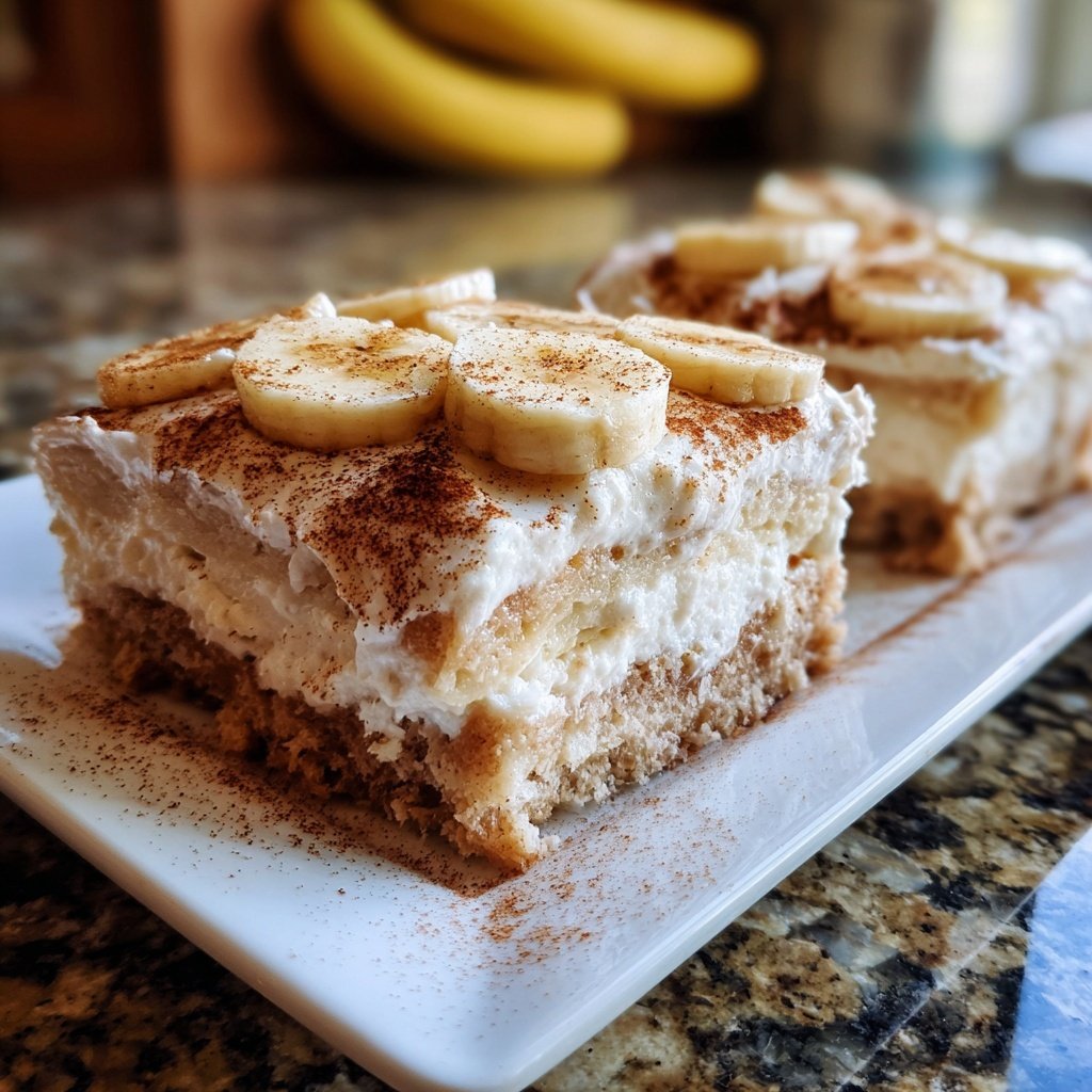 Cinnamon Banana Yogurt Breakfast Squares