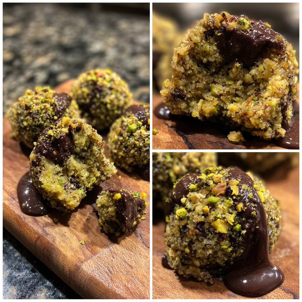 Chocolate Pistachio Snack Bites
