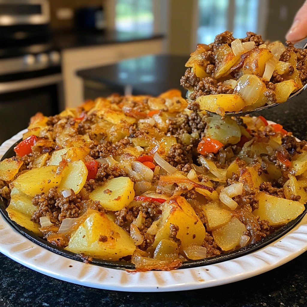Ground Beef Skillet with Potatoes