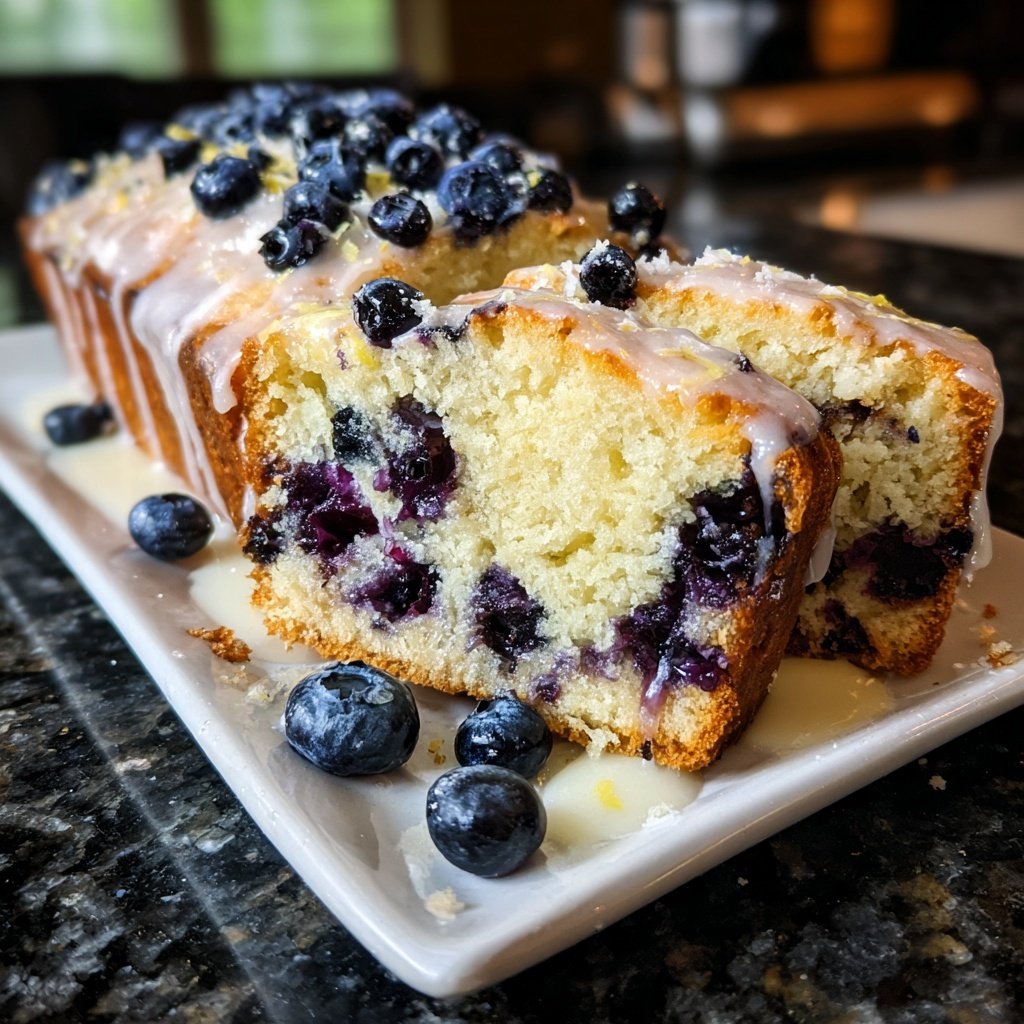 Baking & Desserts Lemon Blueberry Loaf Cake