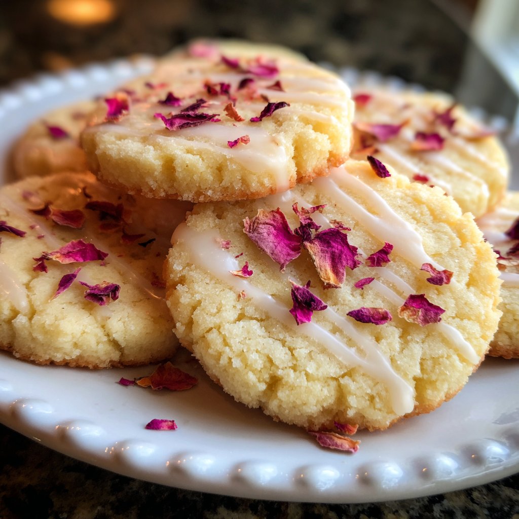 Rose-Infused Sugar Cookies