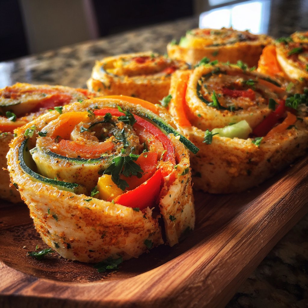 Super Bowl Party Veggie Pinwheels