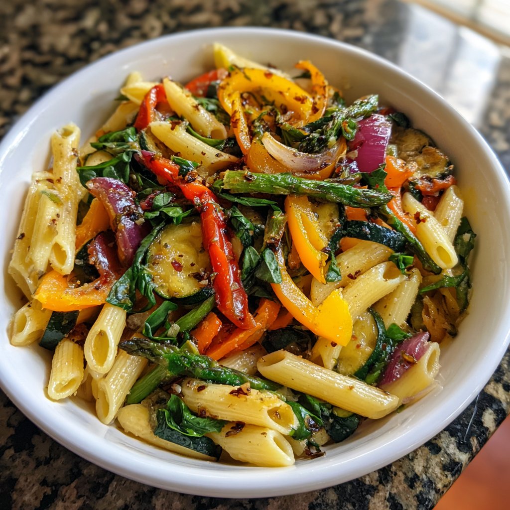 Simple Veggie Pasta Primavera Recipe