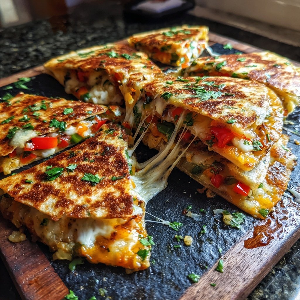 Super Bowl Veggie Quesadilla Bites