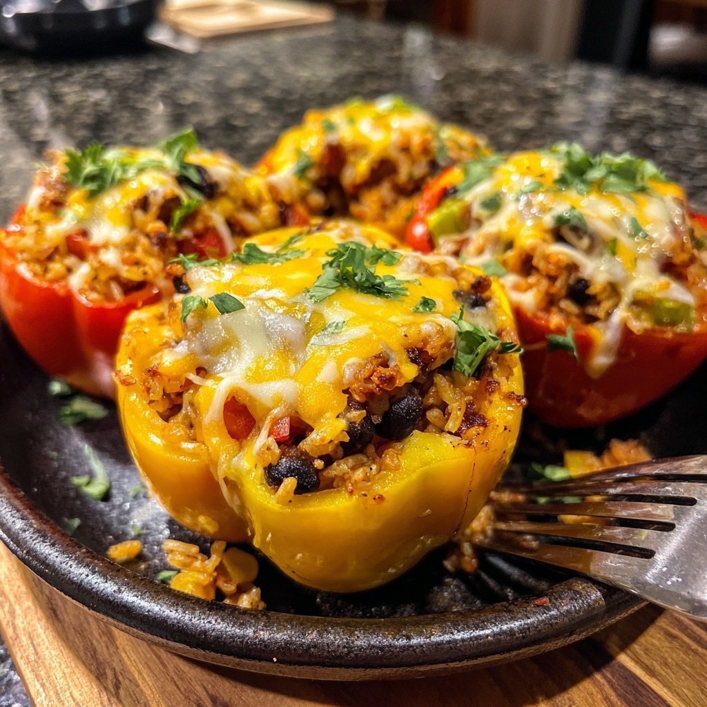 Baked Stuffed Bell Peppers