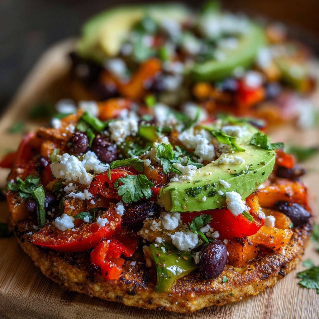 Super Bowl Crispy Veggie Tostadas