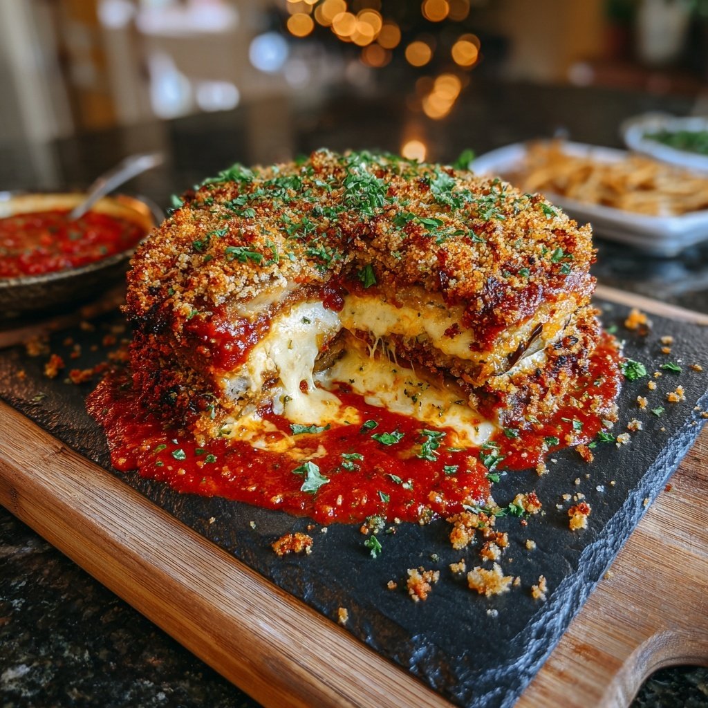 Eggplant Parmesan Bake