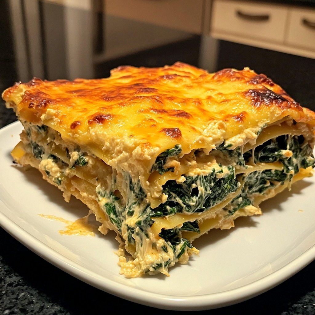Sunday Spinach Lasagna