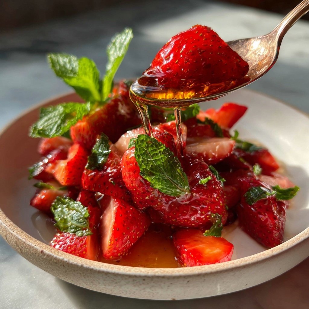 Fresh Strawberry Fruit Salad